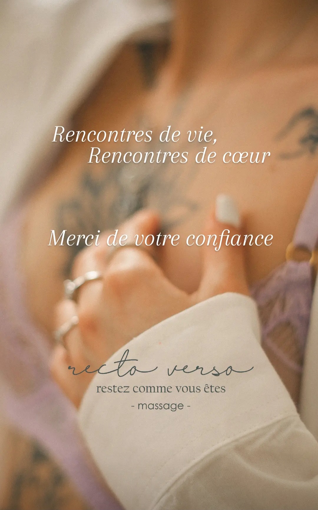 Précautions massage bien-être