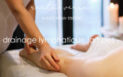Drainage lymphatique jambes