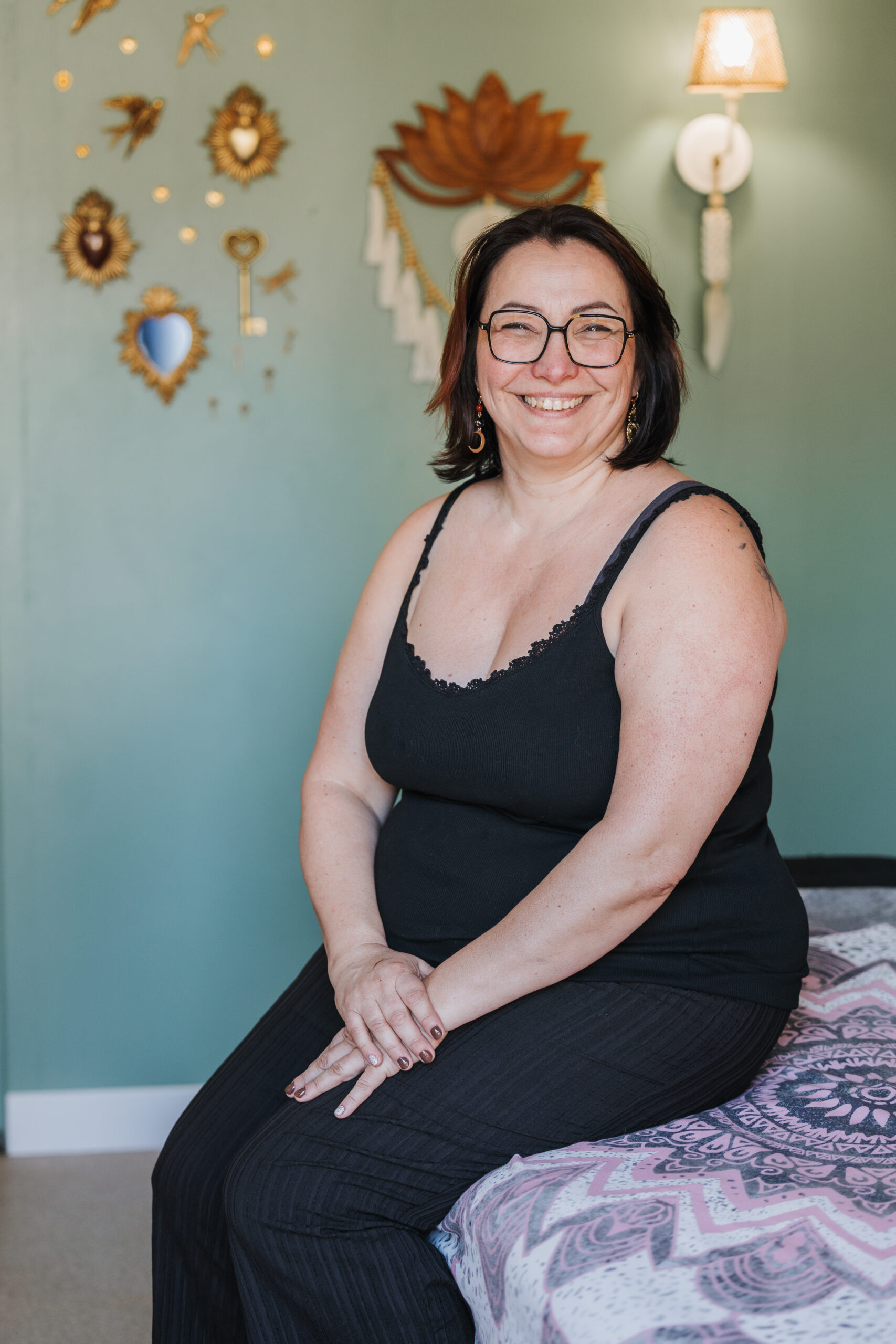 Massage à l'huile chaude par Laetitia Recto Verso